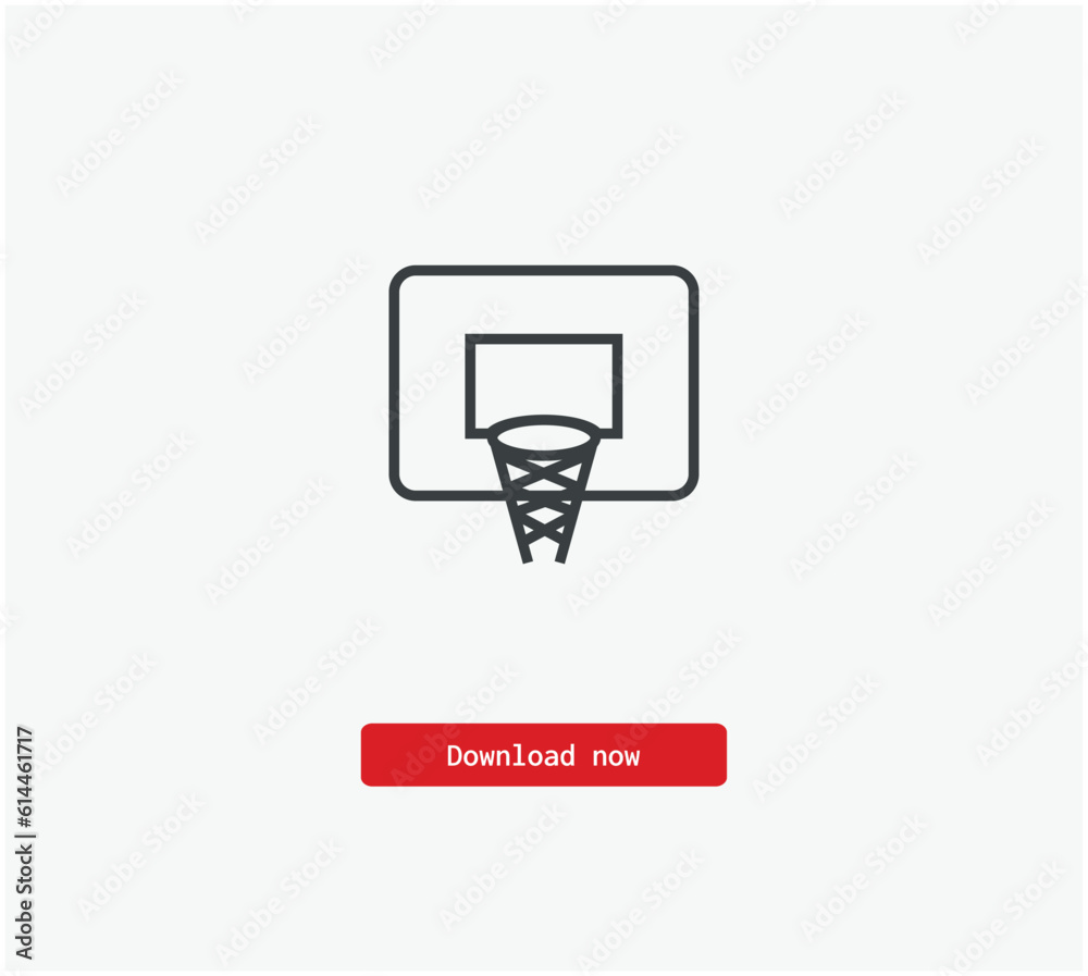 Basketball vector icon. Symbol in Line Art Style for Design, Presentation, Website or Mobile Apps Elements, Logo. Pixel vector graphics - Vector Basketball vector icon. Symbol in Line Art Style for Design, Presentation, Website or Mobile Apps Elements, Logo. Pixel vector graphics - Vector