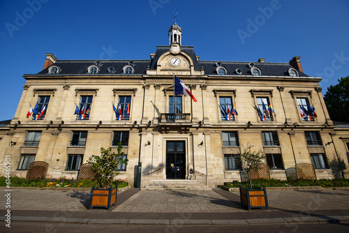 The town hall of Saint Ouen. It is located in the northern suburbs of Paris, 6.6 km from the centre of Paris.