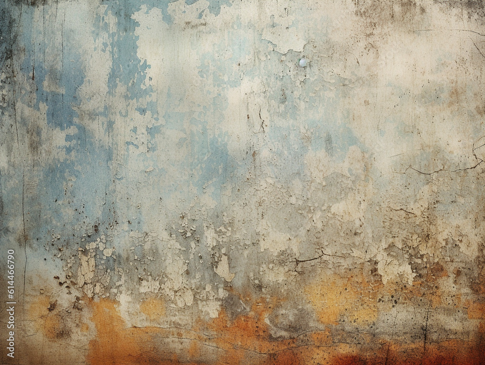 Grunge Texture Colorful 2d background - Generative AI