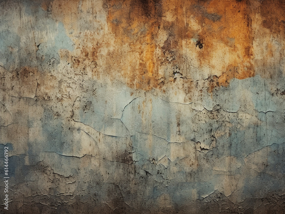 Grunge Texture Colorful 2d background - Generative AI Grunge Texture Colorful 2d background - Generative AI