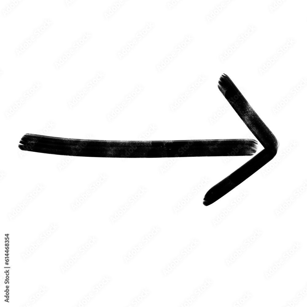 Hand drawn Black Arrow dirty brush, arrow paint, Creative arrow design doodle icons illustration Hand drawn Black Arrow dirty brush, arrow paint, Creative arrow design doodle icons illustration