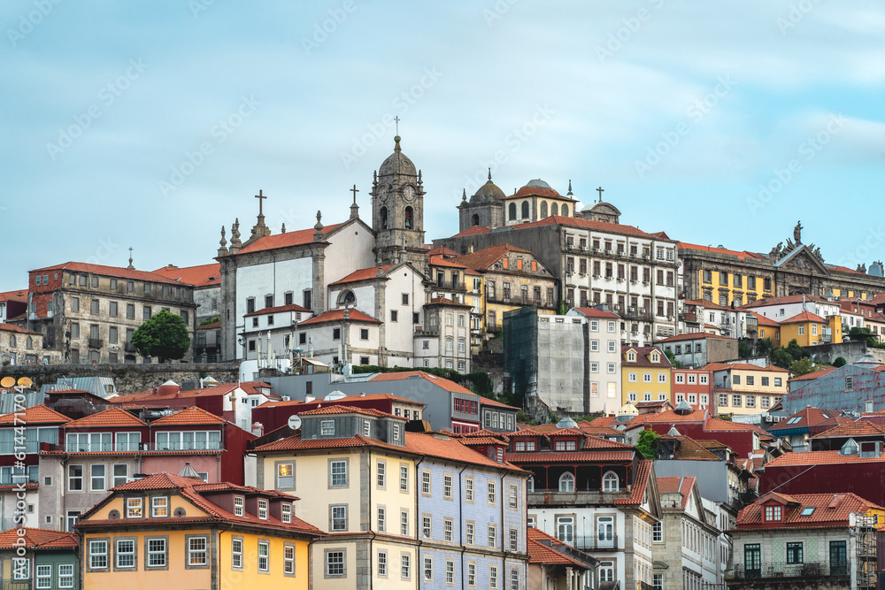 The beautiful streets and architecture in Porto, Portugal.