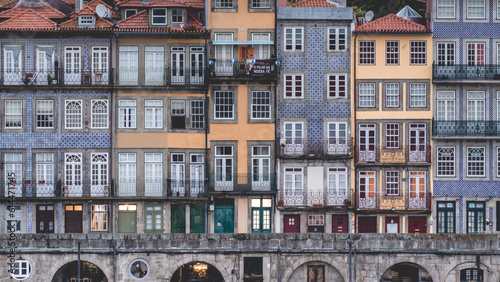 The beautiful streets and architecture in Porto, Portugal.