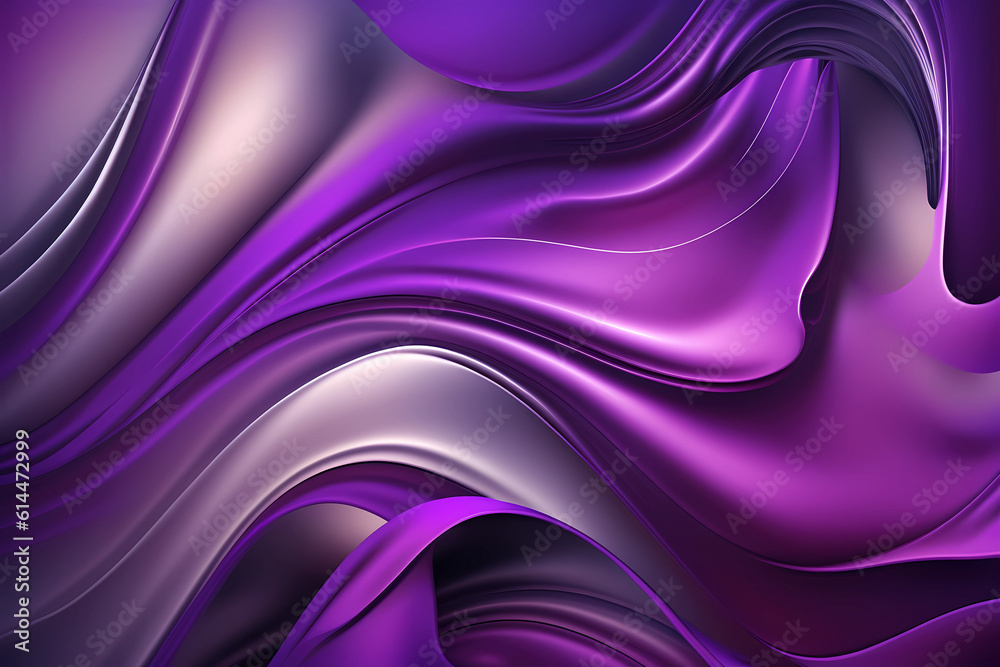 Abstract bright purple background. Silk satin style backdrop with liquid wavy folds and trendy metal effect. Abstract bright purple background. Silk satin style backdrop with liquid wavy folds and trendy metal effect.