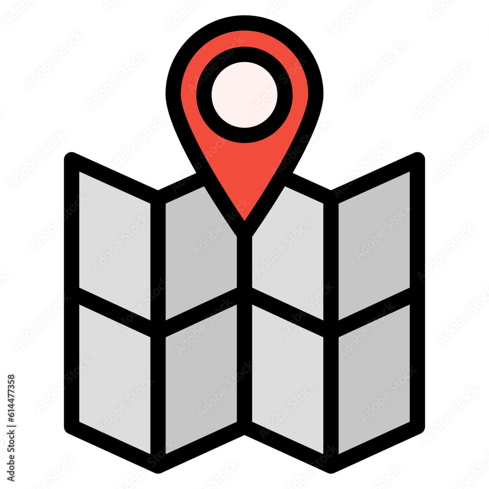 Maps Color Icon Style Maps Color Icon Style