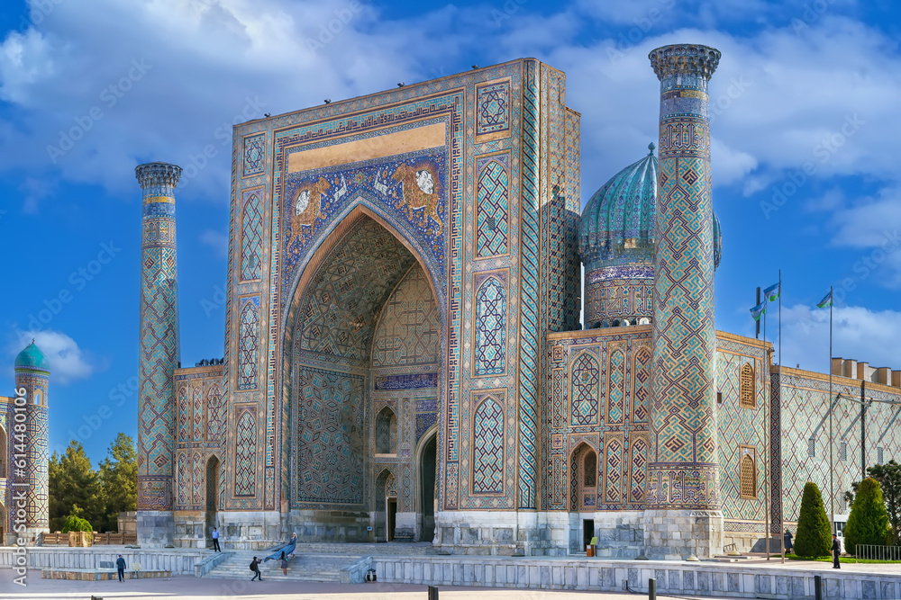 Sher-Dor Madrasa, Samarkand, Uzbekistan