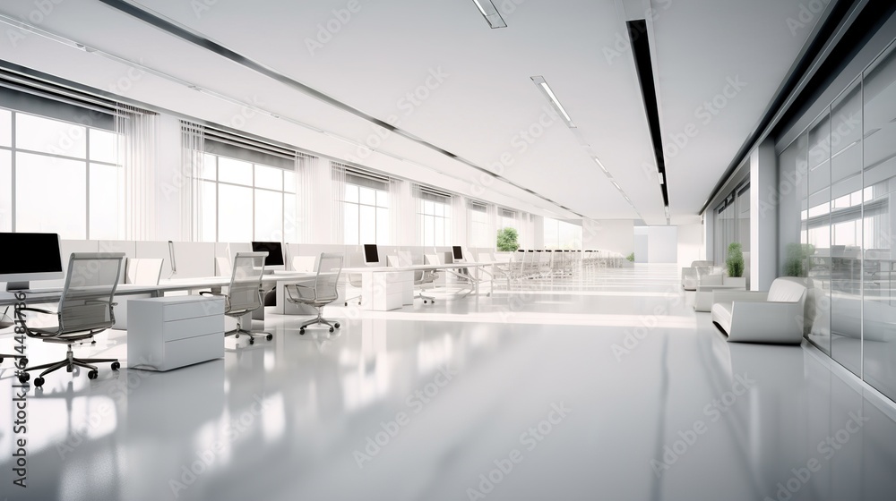 Fashion and modern office interiors. Generative AI Fashion and modern office interiors. Generative AI