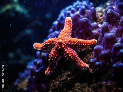 Radiant Starfish in Underwater Cave
