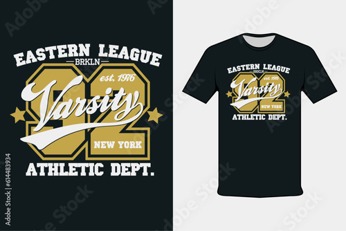 t shirt design template eastern league 92 varsity athletic dept
