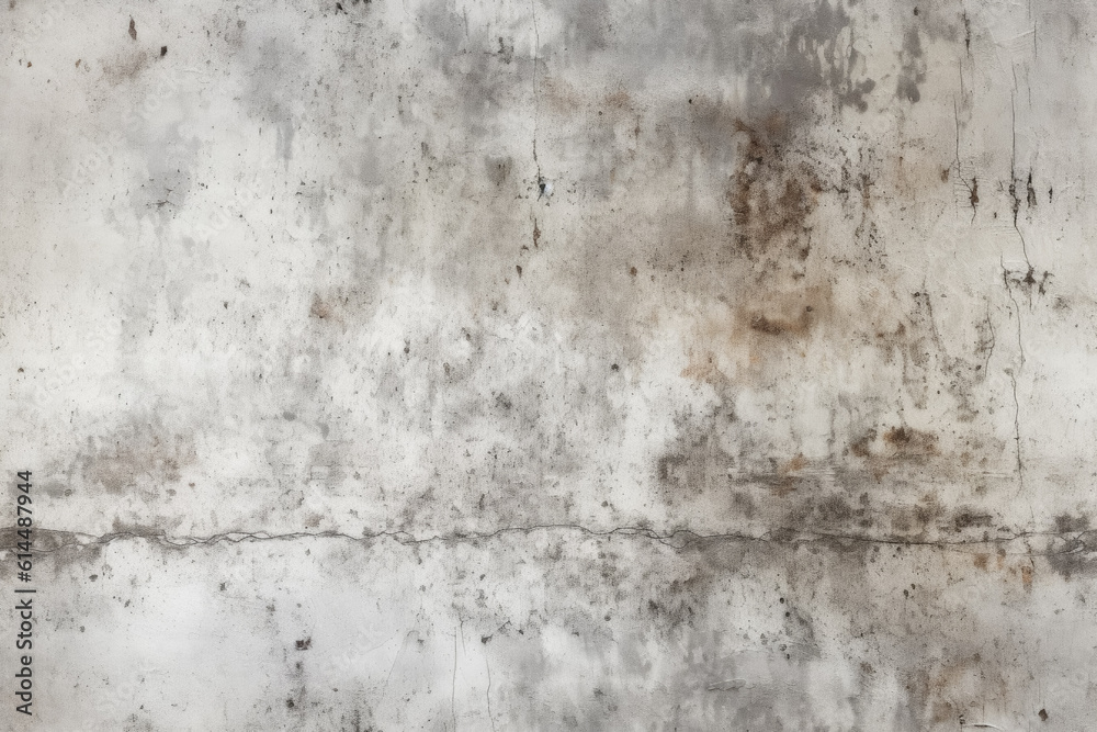 Gray worn concrete wall with some cracks and rough structure - seamless tileable pattern. Generative AI Gray worn concrete wall with some cracks and rough structure - seamless tileable pattern. Generative AI