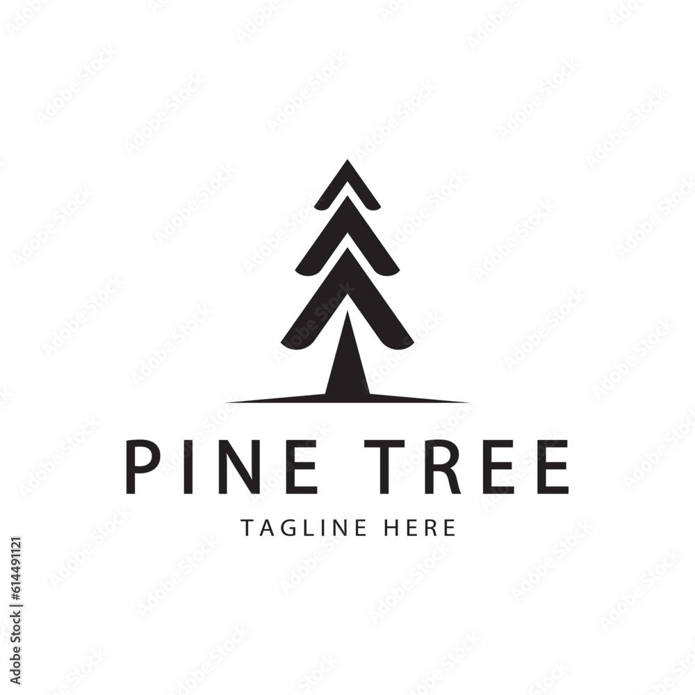 simple pine or fir tree logo,evergreen.for pine forest,adventurers,camping,nature,badges and business.vector simple pine or fir tree logo,evergreen.for pine forest,adventurers,camping,nature,badges and business.vector