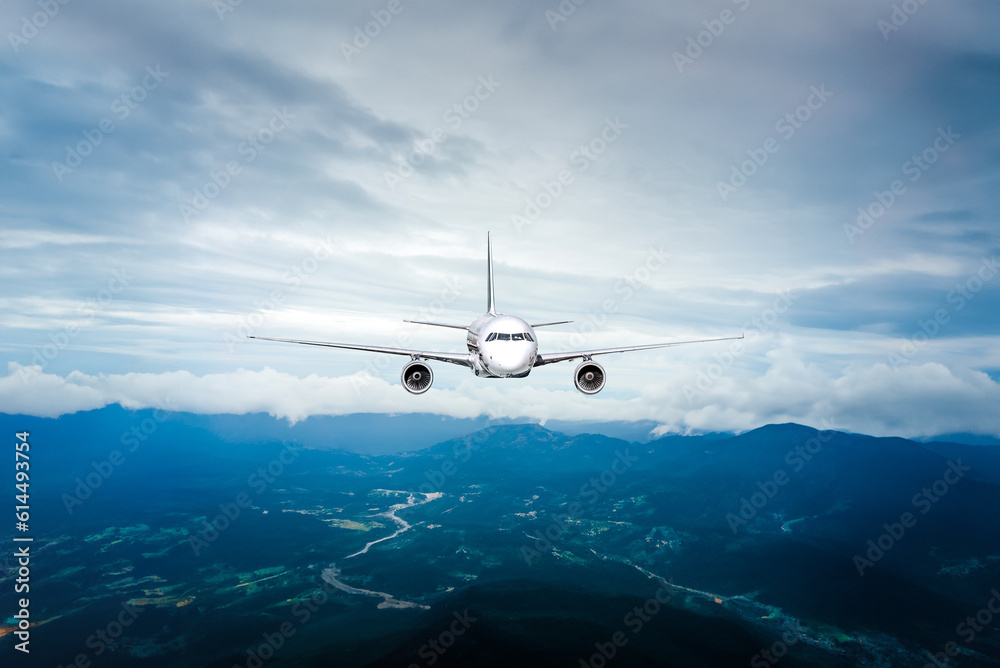 White clouds in a blue sky. Great background White clouds in a blue sky. Great background