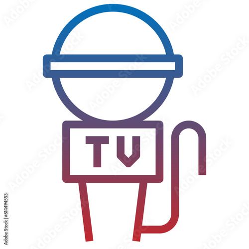 mass media line icon,linear,outline,graphic,illustration
