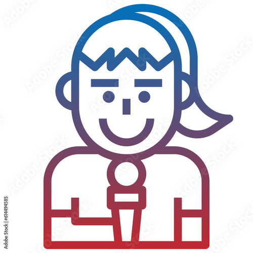 profession line icon,linear,outline,graphic,illustration