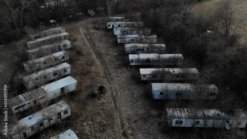 Abandoned trailer park