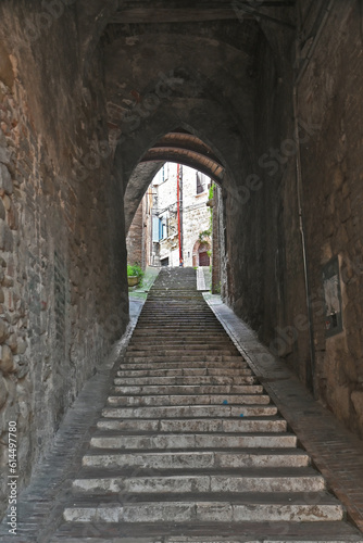 Perugia  i vicoli della citt   medievale