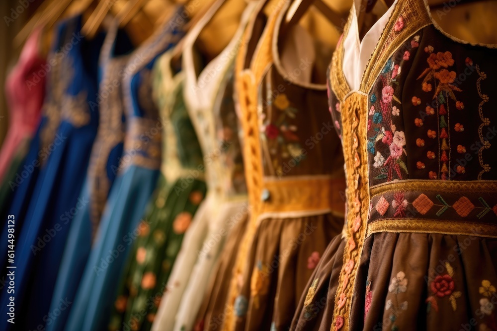 Festive Long Dirndl - Ideal for Oktoberfest & Celebrations main image 0