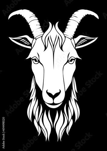 goat head silhouette