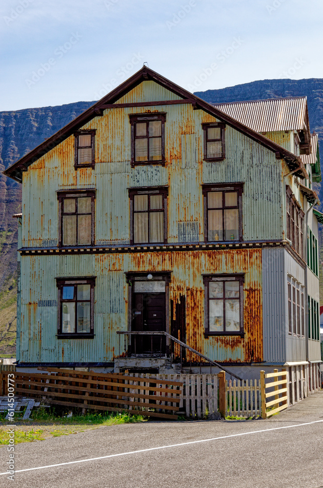 House in the town of Isafjordur - Iceland