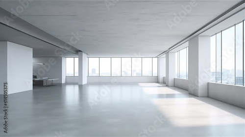 white podium abstract empty three-dimensional platform design. Generative AI
