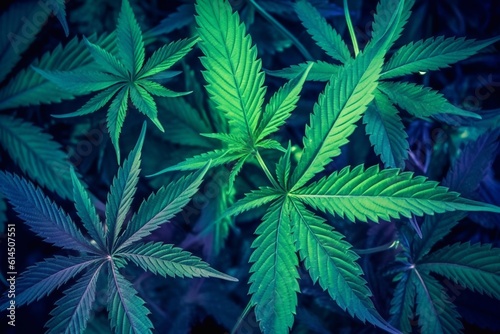 cultivation cannabis, Cannabis vegetation plants, light leaks hemp marijuana CBD, marijuana legalization, indoor grow Generative AI