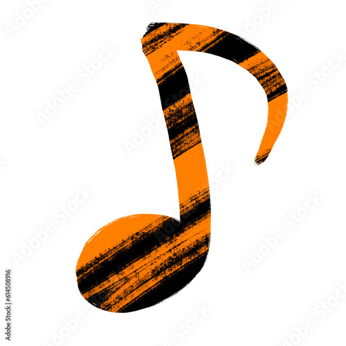  Music eighth note lined design