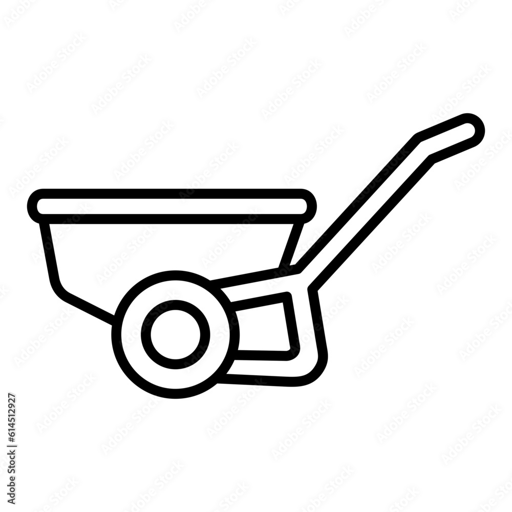 Wheelbarrow Icon