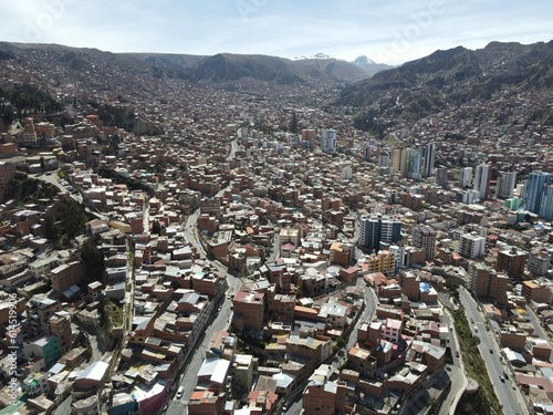 La Paz by drone