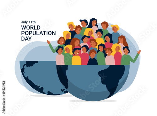world population day banner template