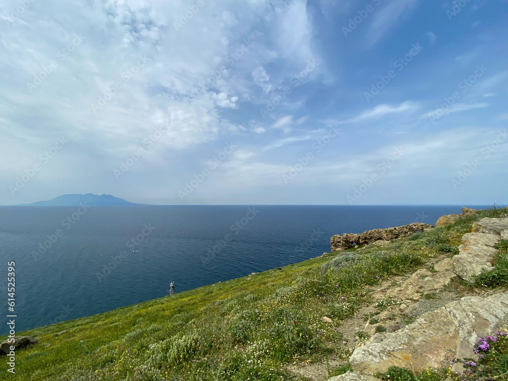 Gokceada, Imbros island, the westernmost part of Turkey, northern Aegean sea view. Canakkale, Turkey Gokceada, Imbros island, the westernmost part of Turkey, northern Aegean sea view. Canakkale, Turkey