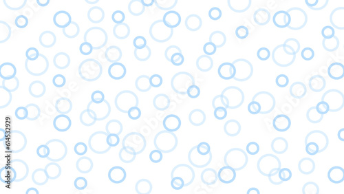 Blue circles on the white background 