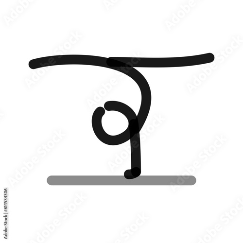 stick figure gymnastics
