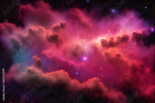 Colorful space galaxy cloud nebula. Universe science astronomy. Supernova background wallpaper.