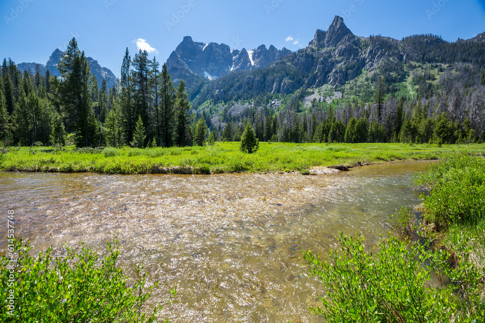 River in mountains River in mountains