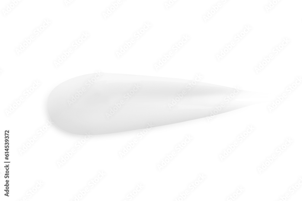 A smear of white cream on a white background.7 A smear of white cream on a white background.7