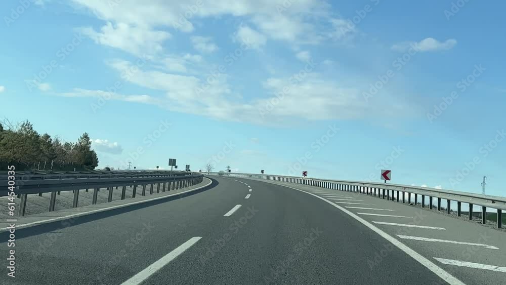 going on the highway stretching towards the sky. going on the highway stretching towards the sky.