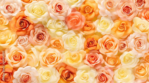 beautiful white roses as a wallpaper design, wedding card, ai generated image