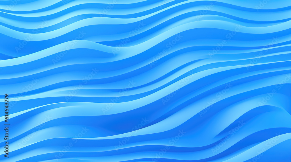 blue simple clean waves, palette texture artwork, ai generated image