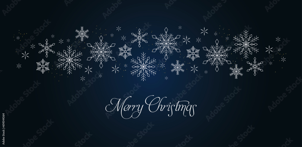 Navy christmas background with snowflakes and gold sequins
Navy christmas background with snowflakes and gold sequins