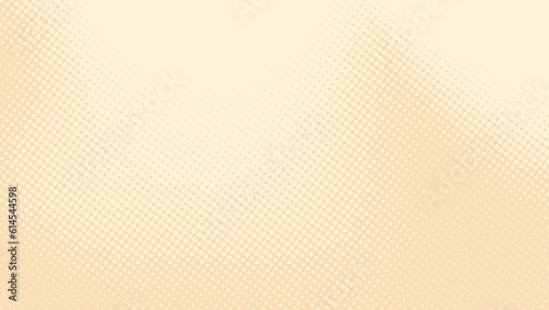 Abstract dots halftone brown color pattern gradient texture background.