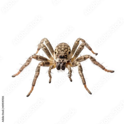 Foto spider isolated on a transparent background, generative ai