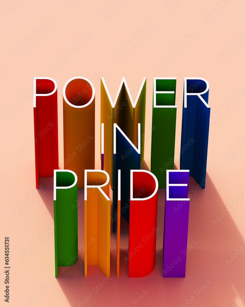 LGB LGBT LGBTQ LGBTQIAS2 Pride In Power 3d Text Typescript Abstract Lgb lgbt lgbtq lgbtqias2 pride in power 3d text typescript abstract