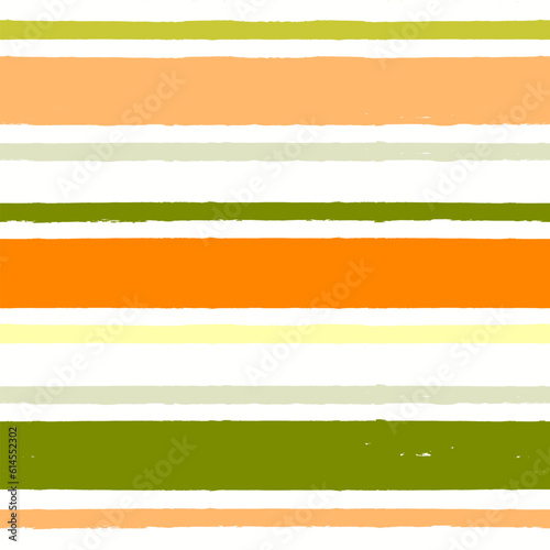 Stripes pattern. Seamless vector colorful lines. Warm colors autumn stripe background