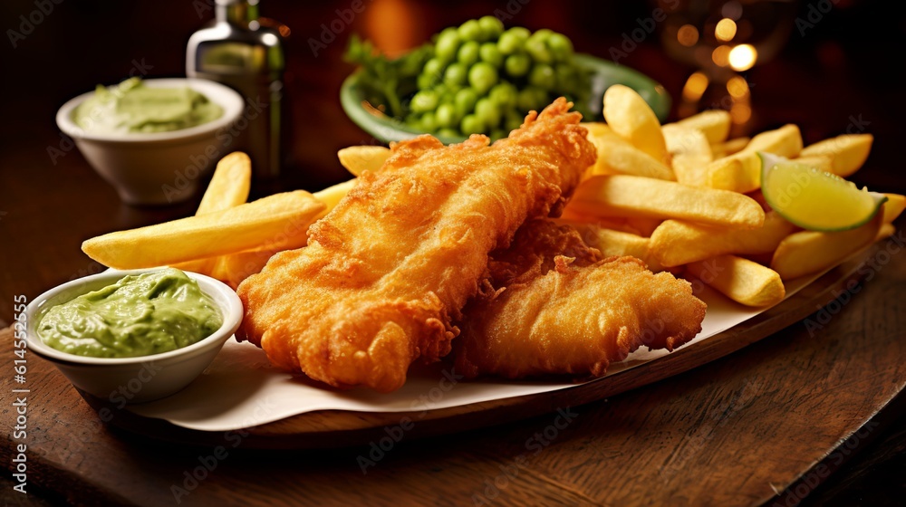 Fish and Chips: Crispy British Delight Fish and Chips: Crispy British Delight