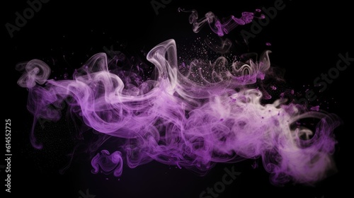 Lilac smoke and particle effects  background  smoke backdrop  AI