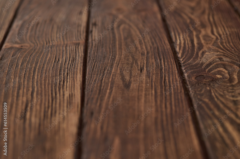 Fototapeta premium Textured Hardwood Plank Background with Wood Grain