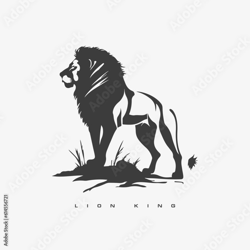 Wallpaper Mural Lion King vector logo template. Wild animal lion. Torontodigital.ca