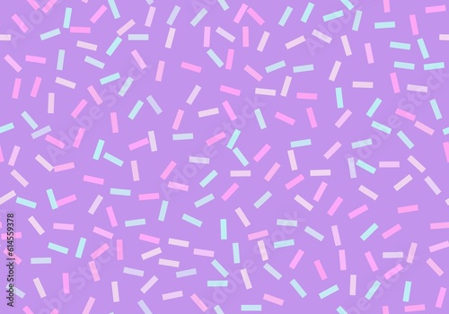 Birthday sugar sprinkles seamless festive candy pattern for wrapping paper and fabrics and linens and kids