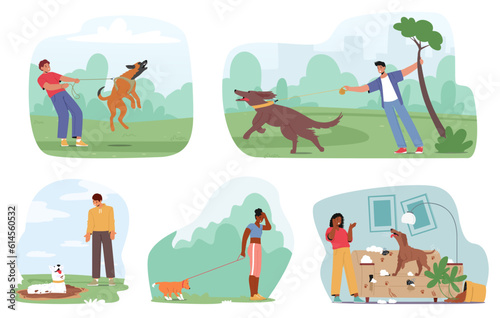 Unwanted Dog Behaviors. Barking, Aggression, Chewing, Lying in Dirt And Balking Can Be Resolved Through Training
