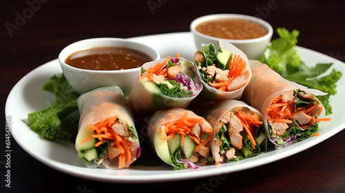 Vietnamese spring rolls